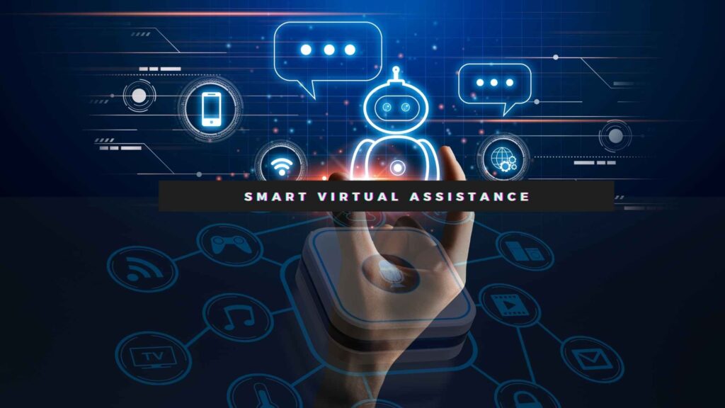 smart virtual assistance chatbot working on voice communication