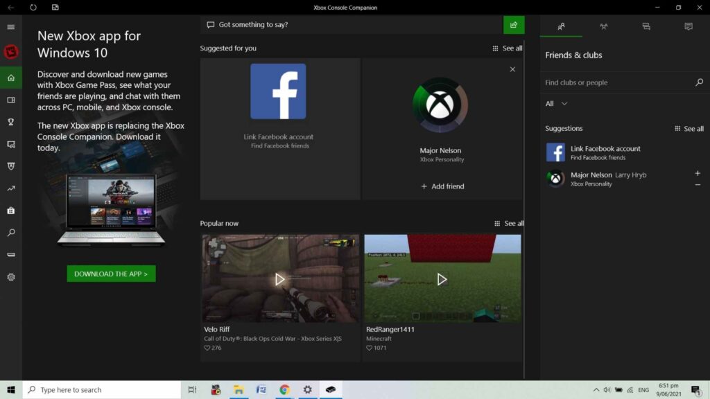 Xbox gaming Microsoft Windows