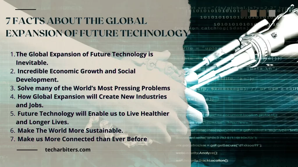 7 Facts About The Global Expansion of Future Technology