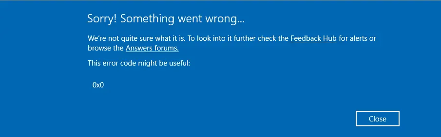 What is Error 0x0 0x0? - Tech Arbiters