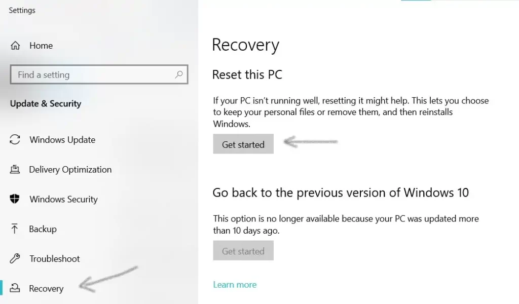 Reset/Format the PC to fix 0x0 0x0 - Tech Arbiters