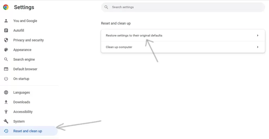Reset your Browser Setting to Default to fix Recaptcha error