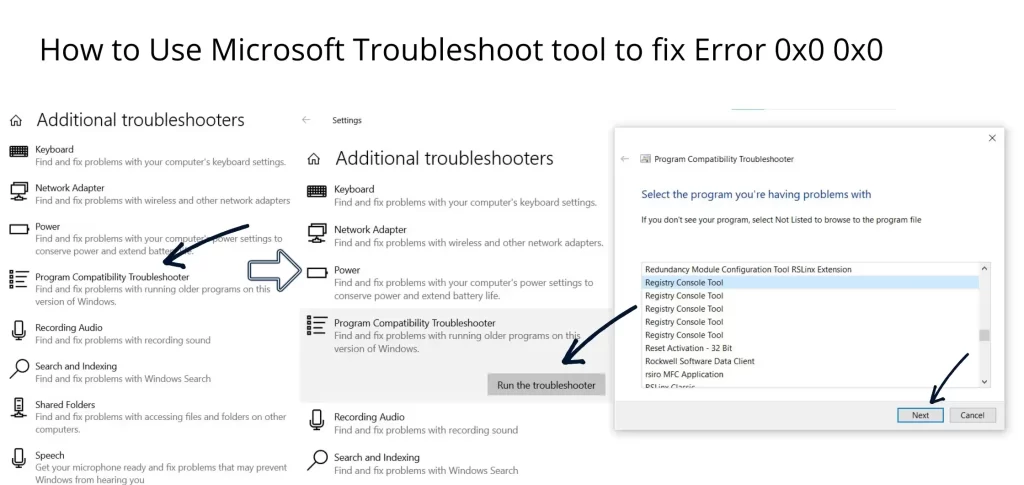 How to Use the Microsoft Troubleshoot Tool to fix error 0x0 0x0 - Part 2 - Tech Arbiters