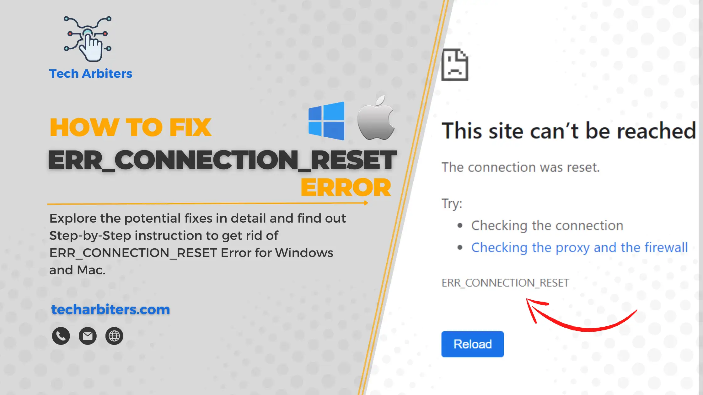 How To Fix ERR_CONNECTION_RESET Error On Windows And Mac?