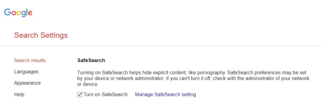 How to Turn Off SafeSearch on Google