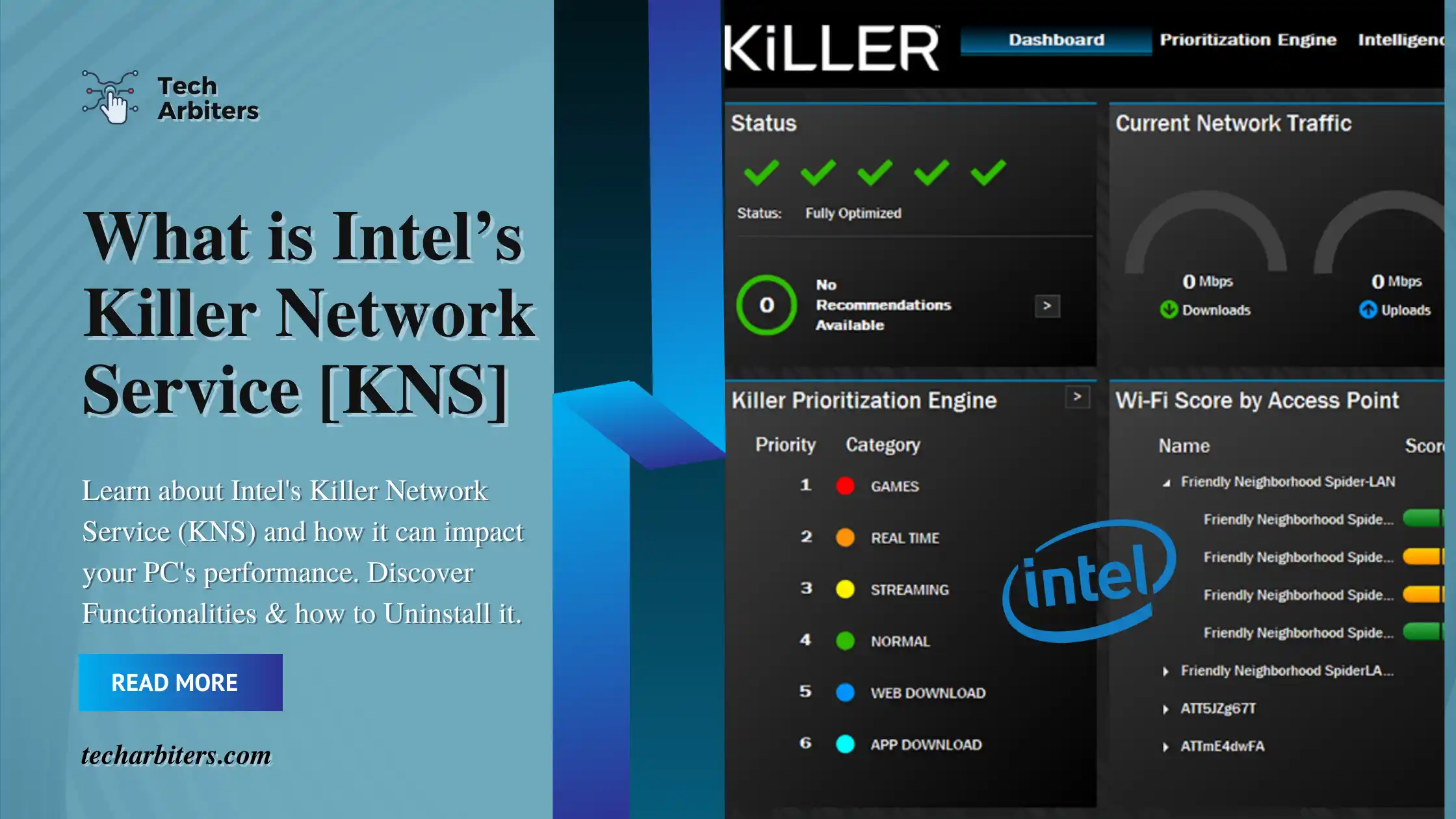 What is Intel's Killer Network Service [KNS] - Tech Arbiters